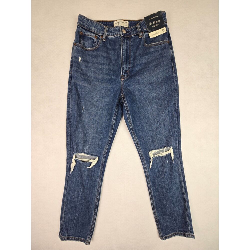 Abercrombie & Fitch The Skinny High Rise Jeans 28/6s